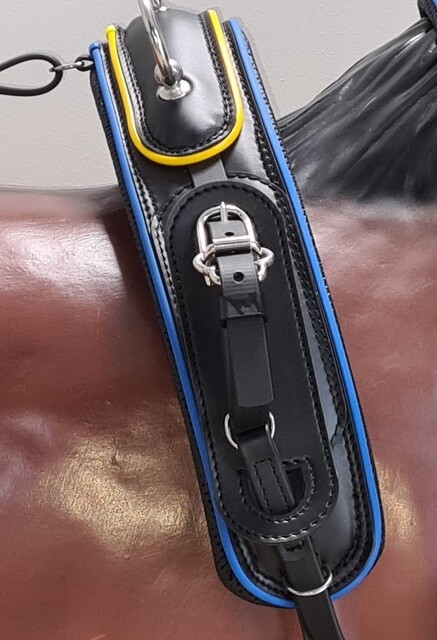 Safty Tugs ( quick erlease Tugs) BioThane 25 mm+pads 