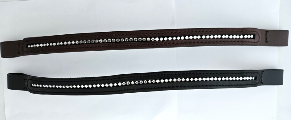 Naczółek BioThane cyrkonia duża 2 